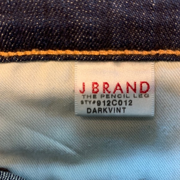 J Brand | Pencil Leg Dark Vint Jeans - Picture 6 of 8